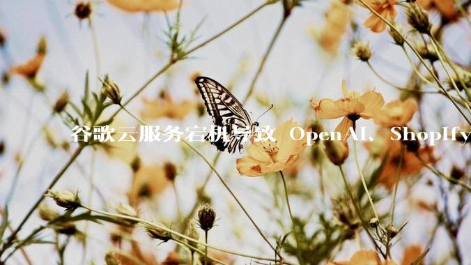 谷歌云服务宕机导致 OpenAI、Shopify 等服务中断，此次宕机的具体技术原因是什么？